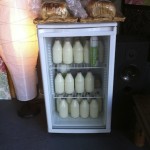 Milk bottles